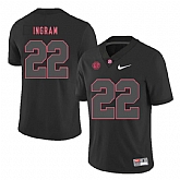 Alabama Crimson Tide 22 Mark Ingram Black Shadow Nike College Football Jersey Dzhi,baseball caps,new era cap wholesale,wholesale hats